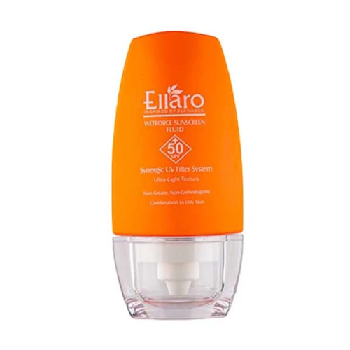 فلوئید ضد آفتاب وت فورس SPF 50 الارو|Ellaro wetforce sunscreen fluid spf50
