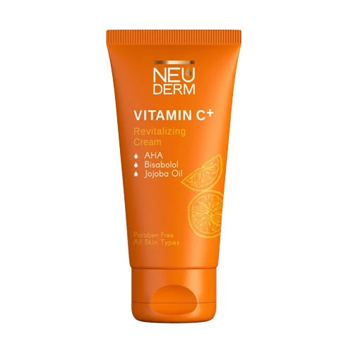 کرم روشن کننده (ویتامین C) نئودرم|Neuderm Vitamin C Plus Revitalizing Cream نمای ۲