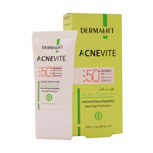 فلویید ضدآفتاب غیررنگی پوستهای چرب و جوشدار آکنویت درمالیفت40 میل