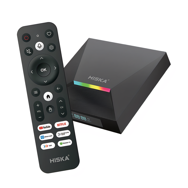 اندروید باکس هیسکا مدل HISKA BOX A12 ( ارسال رایگان )