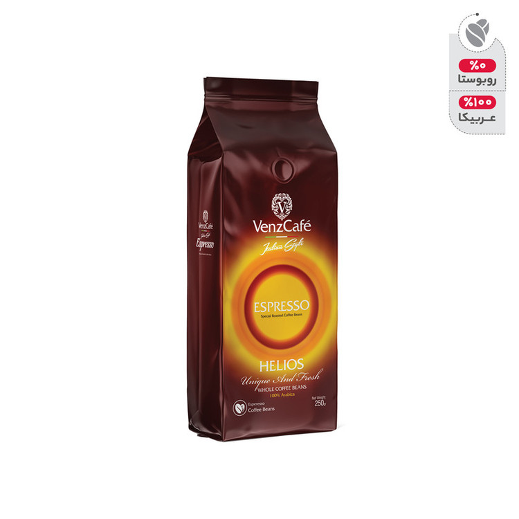 دانه قهوه اسپرسو هلیوس - 250 گرم