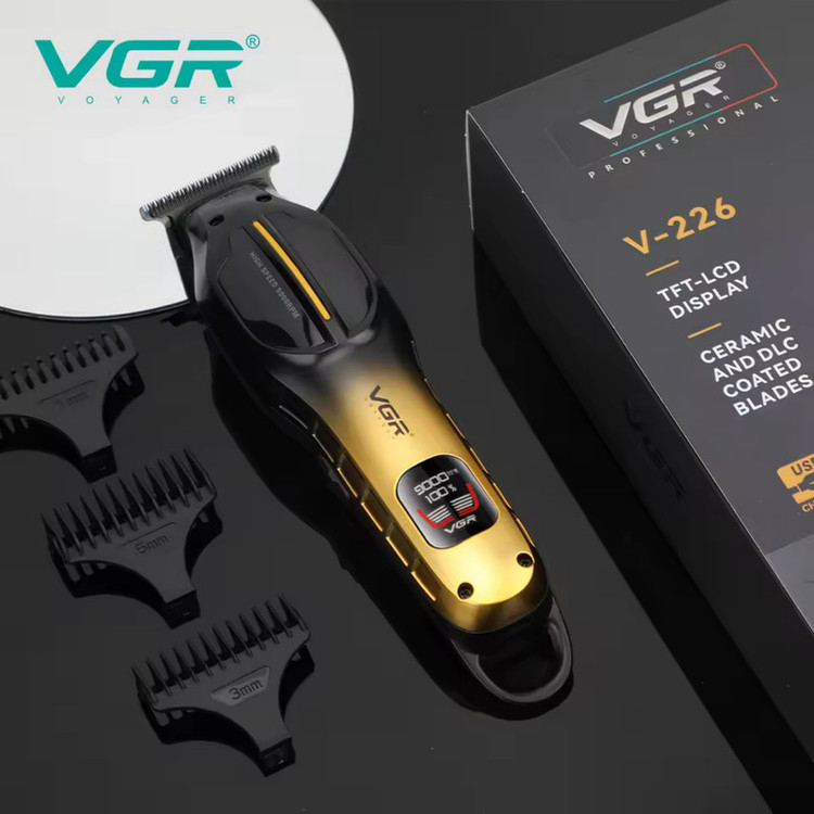 ماشین اصلاح موی سر و صورت شارژی وی جی ار مدل V-226 (ارسال رایگان)