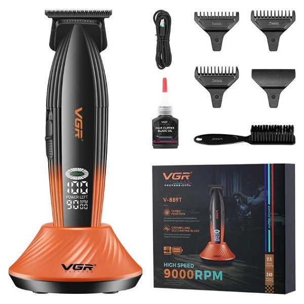 ماشین اصلاح موی سر و صورت شارژی وی جی ار مدل V-899T (ارسال رایگان)