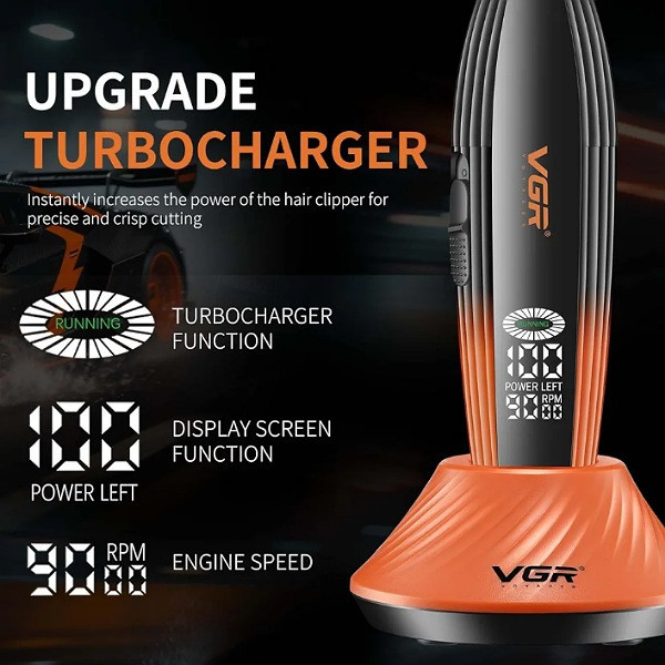 ماشین اصلاح موی سر و صورت شارژی وی جی ار مدل V-899T (ارسال رایگان)
