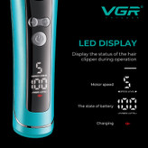 ماشین اصلاح موی سر و صورت شارژی وی جی ار مدل V-299 (ارسال رایگان)