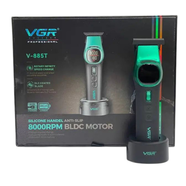 ماشین اصلاح موی سر و صورت شارژی وی جی ار مدل V-885T (ارسال رایگان)