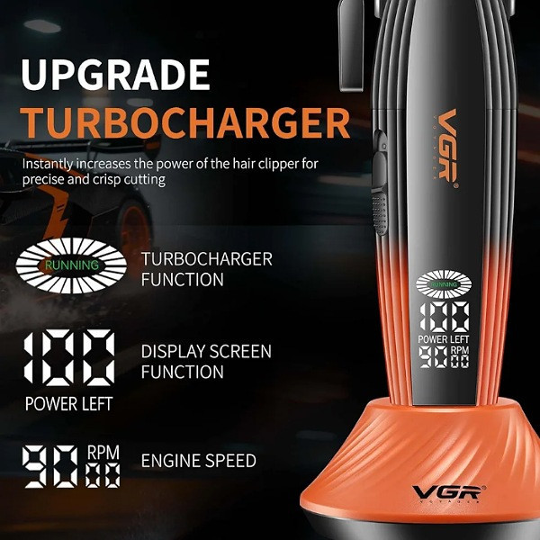 ماشین اصلاح موی سر و صورت شارژی وی جی ار مدل V-889C (ارسال رایگان)