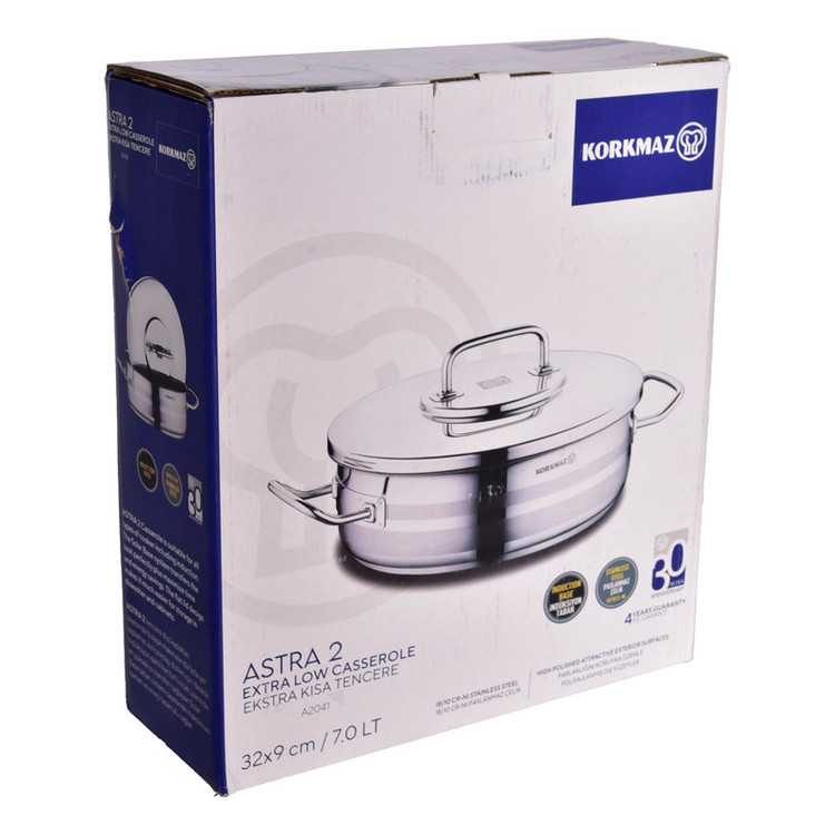 تابه استیل کرکماز مدل ASTRA2 کد 2041 سایز 32 (ارسال رایگان)
