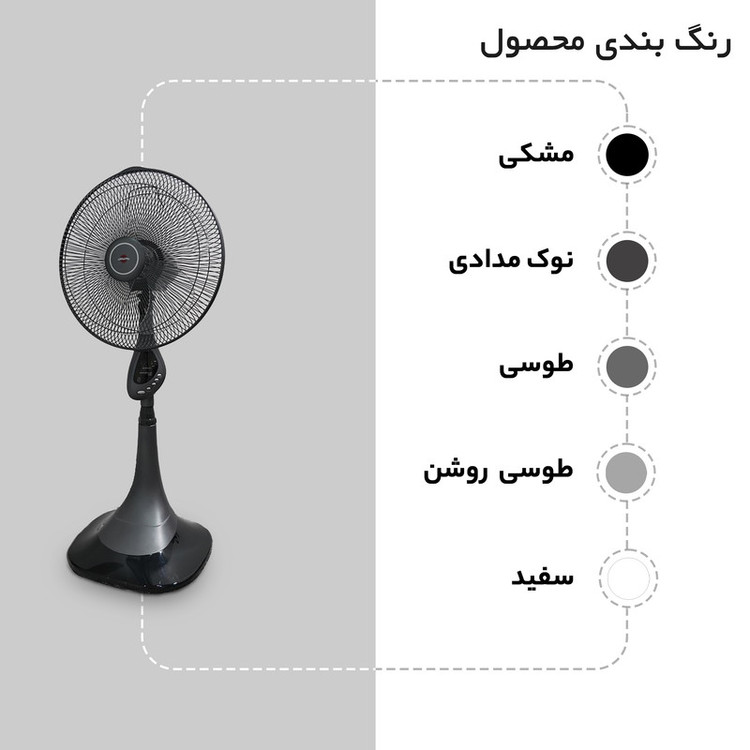 پنکه پارس خزر مدل 4070R (ارسال رایگان)