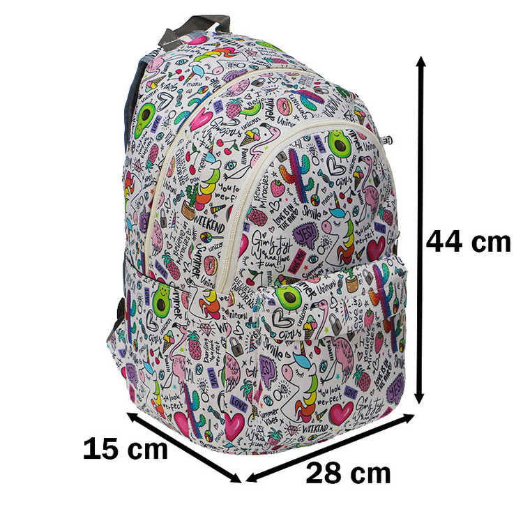 کوله پشتی دخترانه مدل NHH-150003