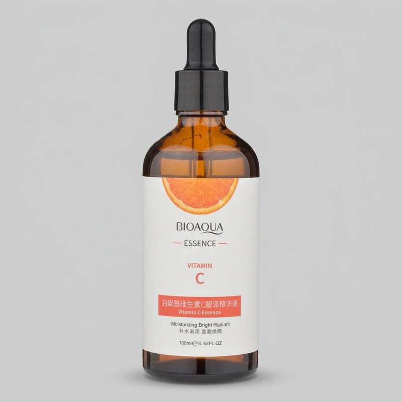سرم روشن‌کننده، مرطوب‌کننده پوست بی آکوا مدل VITAMIN C مناسب برای انواع پوست حجم 100 میلی‌لیتر