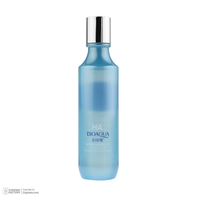 تونر پاککننده صورت بی آکوا مدل Hyaluronic Acid مناسب برای انواع پوست حجم 150 میلیلیتر