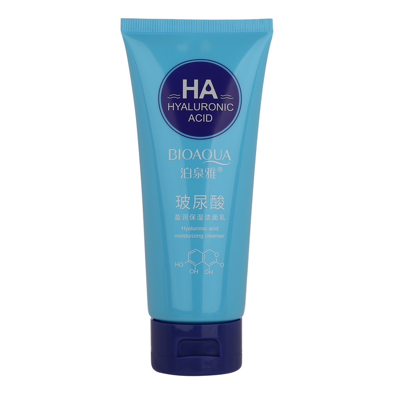 شیر پاک‌کن صورت بی آکوا مدل Hyaluronic Acid مناسب برای انواع پوست وزن 100 گرم