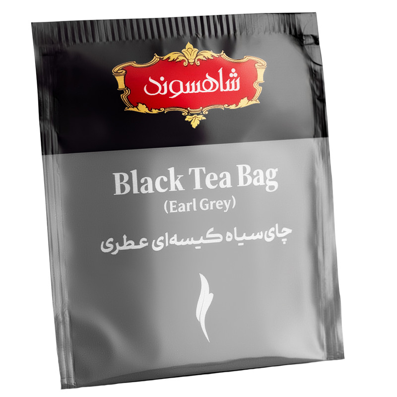 چای سیاه عطری کیسه‌ای پوشش دار شاهسوند - 2000 گرم بسته 1000 عددی